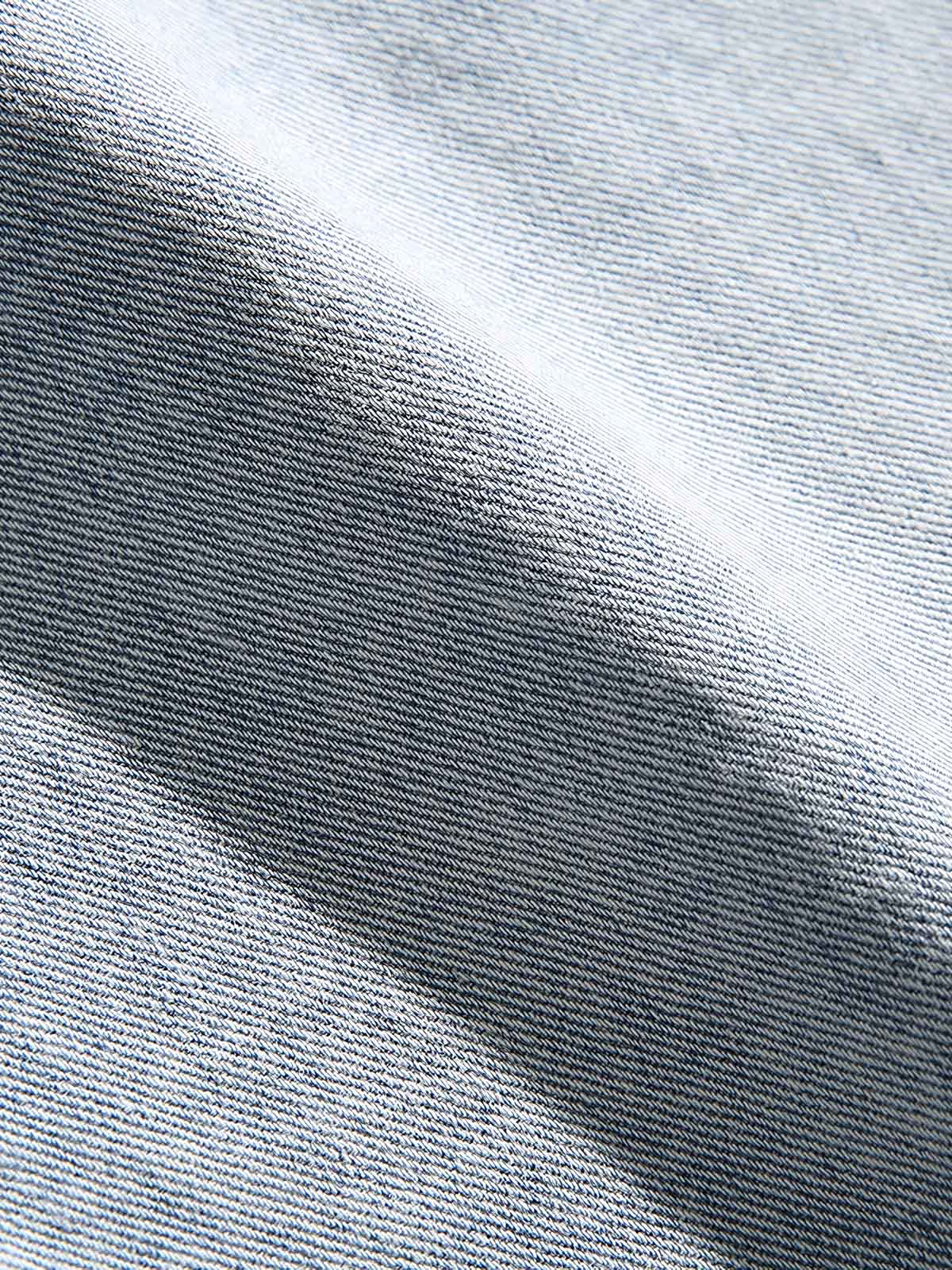 詳細画像: ウォッシュ効果とデニム素材のディテール