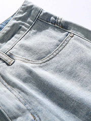 ウォッシュカジュアルデニムショーツ