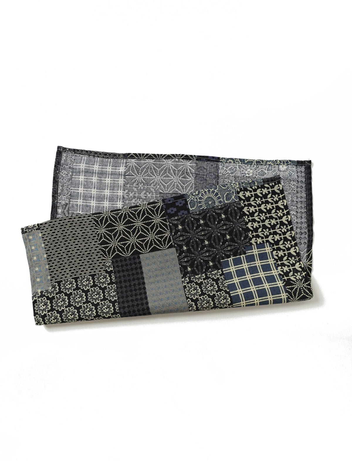 パッチワーク柄とディテールの詳細画像