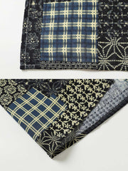 パッチワーク柄とディテールの詳細画像