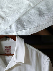 スカルドラゴン刺繍 キューバ 半袖シャツ