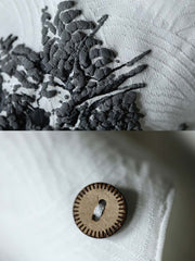 スカルドラゴン刺繍 キューバ 半袖シャツ