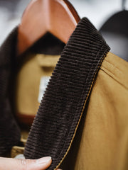 コーデュロイ襟付き ハンティングジャケット