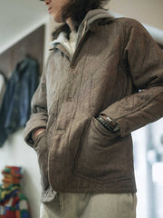 キルティング ワークジャケット