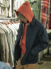 キルティング ワークジャケット