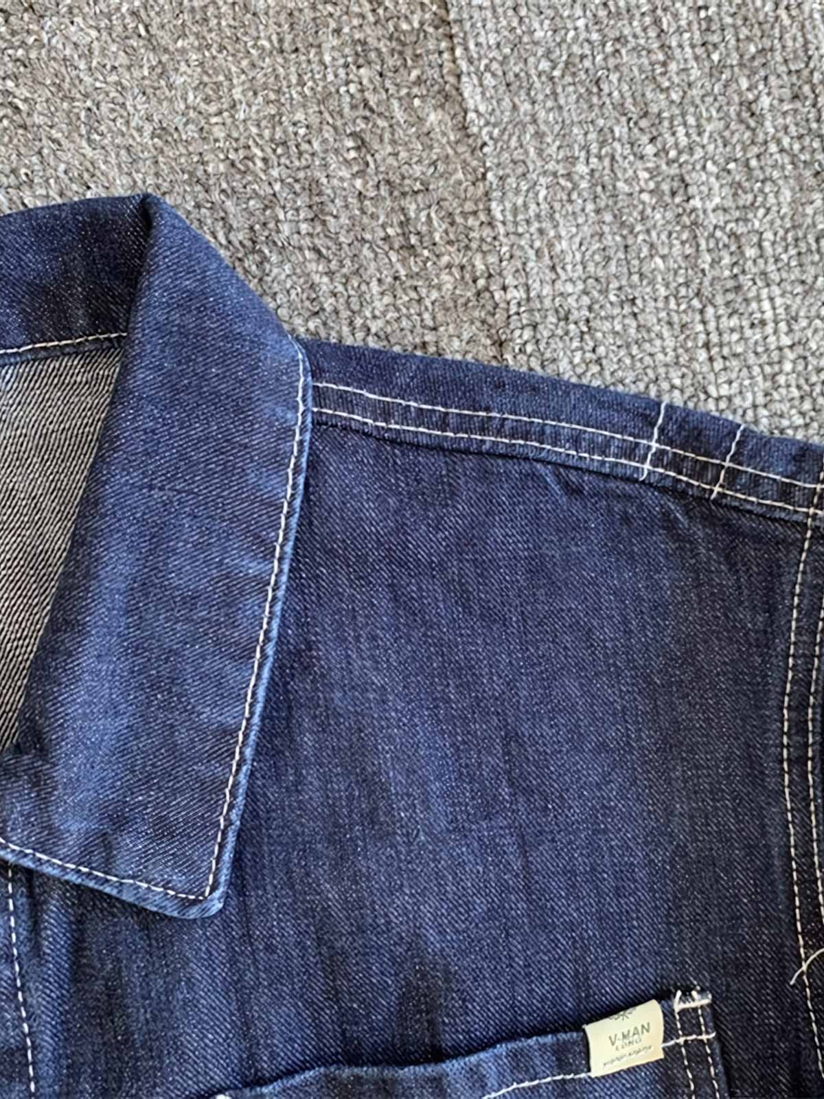 ポケットとウォッシュ加工の質感