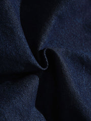 ウエストゴム 装飾ポケット デニムパンツ