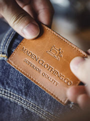 詳細画像: デニムロガーパンツの多ポケット詳細図