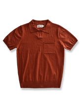 イタリアンポロシャツアメリカンヴィンテージ純綿ニットTシャツの平置き画像