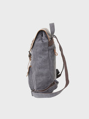 キャンバスとフルグレインレザーバックパック