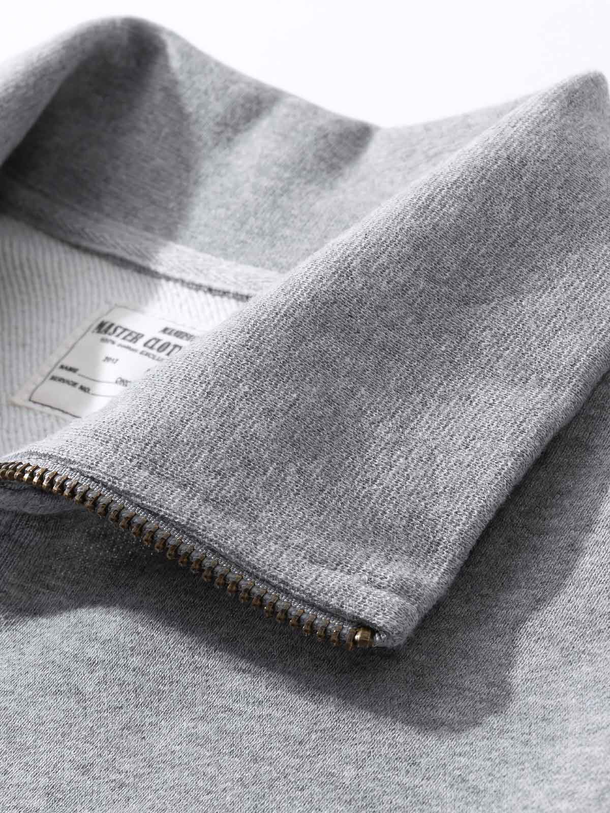 ジップディテールとポロカラー・スタンドカラーの切り替え効果の詳細