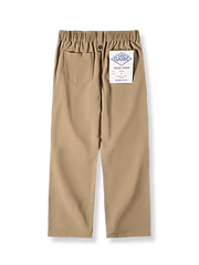 カーキドレープカジュアルパンツ正面図