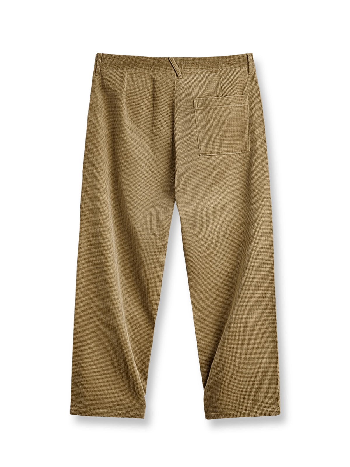 ヴィンテージ風のコーデュロイストレートパンツの画像