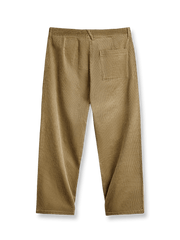 ヴィンテージ風のコーデュロイストレートパンツの画像