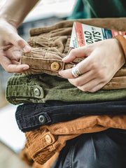 コーデュロイ スラックス