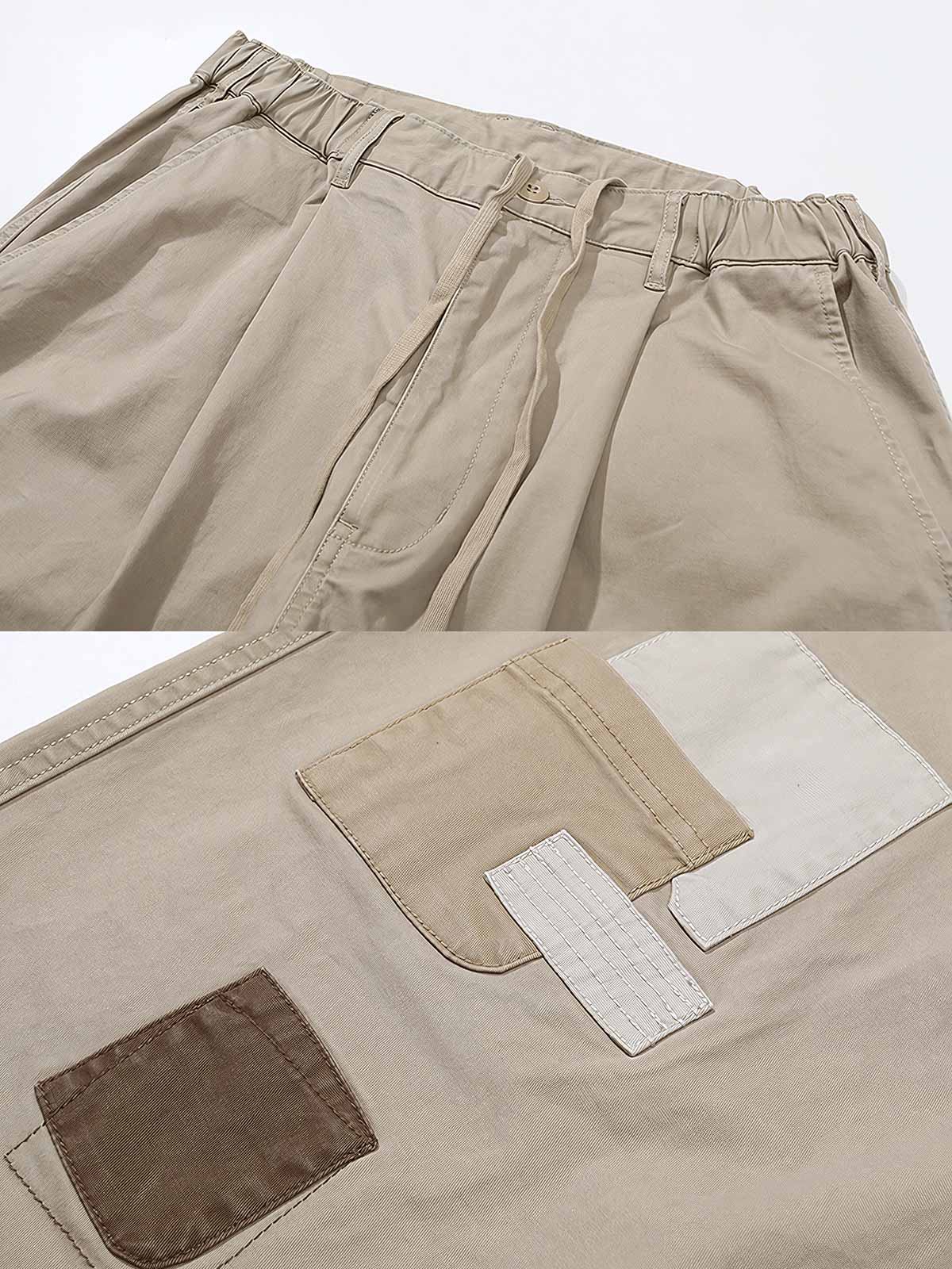 YKKジッパーとボタン、ウォッシュド加工によるヴィンテージ感のディテール