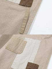 YKKジッパーとボタン、ウォッシュド加工によるヴィンテージ感のディテール