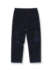 ウォッシュドパッチワークワークパンツの正面画像