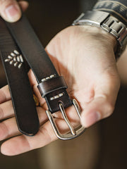 クラシック一層牛革レトロベルト