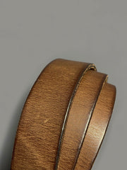 インディアンチーフ ブラスバックル レザーベルト