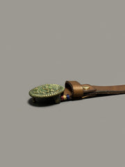 インディアンチーフ ブラスバックル レザーベルト