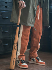 サイドパネルコントラストカラー スウェットパンツ