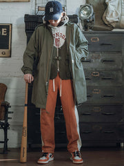 サイドパネルコントラストカラー スウェットパンツ