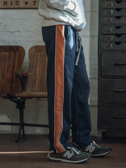 サイドパネルコントラストカラー スウェットパンツ