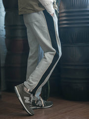 サイドパネルコントラストカラー スウェットパンツ