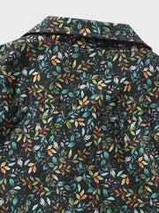 カラフルリーフ柄 アロハシャツ