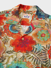 キューバカラー レトロ ハワイアンシャツ