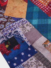 カラフル生地コンビ アロハシャツ