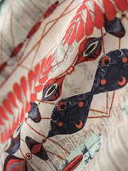 キューバカラー 赤色 アロハシャツ