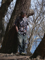 「百鬼夜行」柄 アロハキューバ シャツ