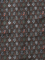 「本草図譜」植物柄 キューバカラー半袖シャツ