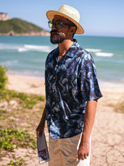 クラゲ柄 アロハシャツ