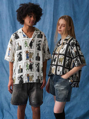 カードゲーム柄アロハシャツ