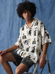 カードゲーム柄アロハシャツ