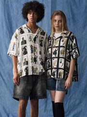 カードゲーム柄アロハシャツ