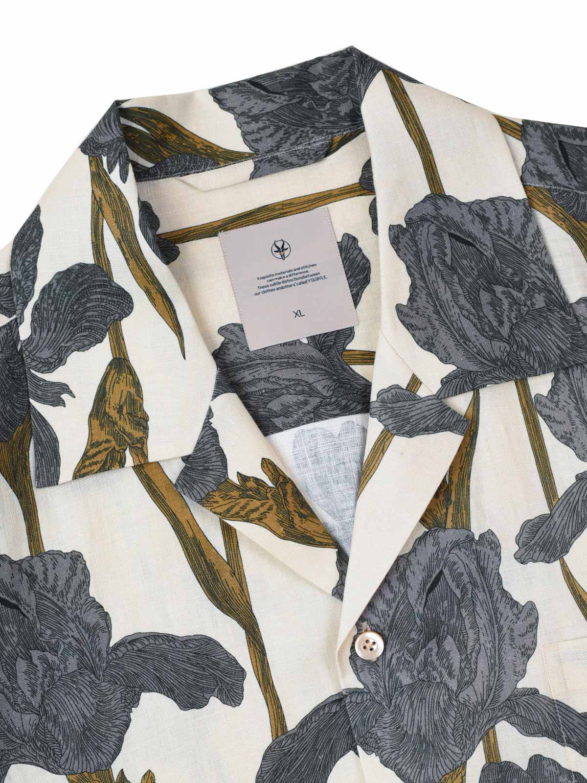 詳細画像:アイリスプリントシャツの詳細図