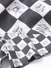 詳細画像: キューバカラーのデザインと天然ココナッツシェルキャッツアイボタンのディテール