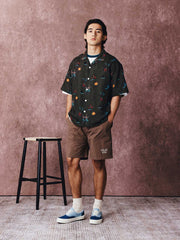 サンバビーチテーマハワイアンシャツ