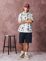 サンバビーチテーマハワイアンシャツ