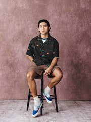 サンバビーチテーマハワイアンシャツ