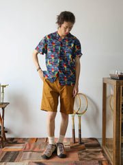 オウム柄アロハシャツ