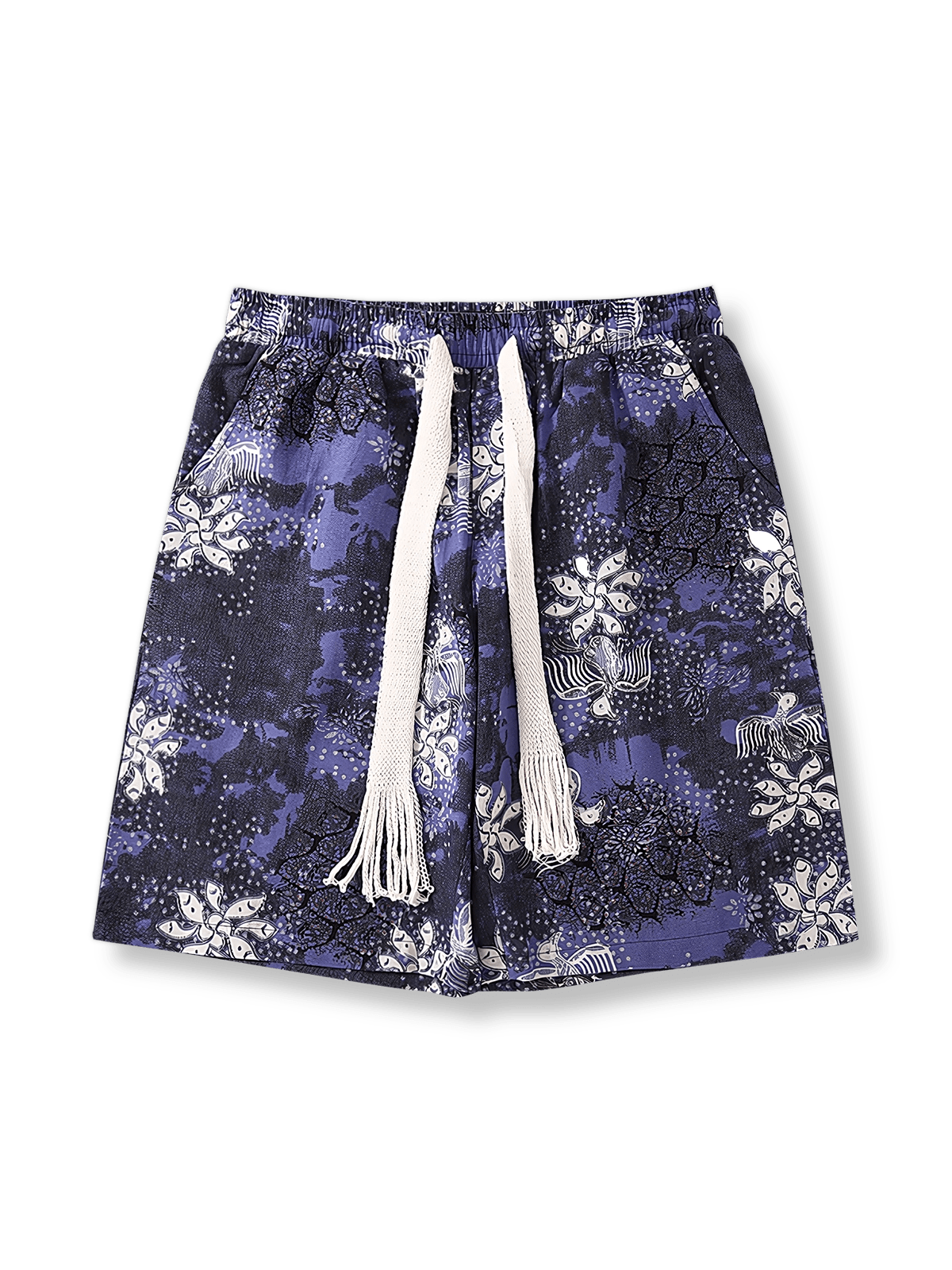 エスニック風スポーツショートパンツ正面図