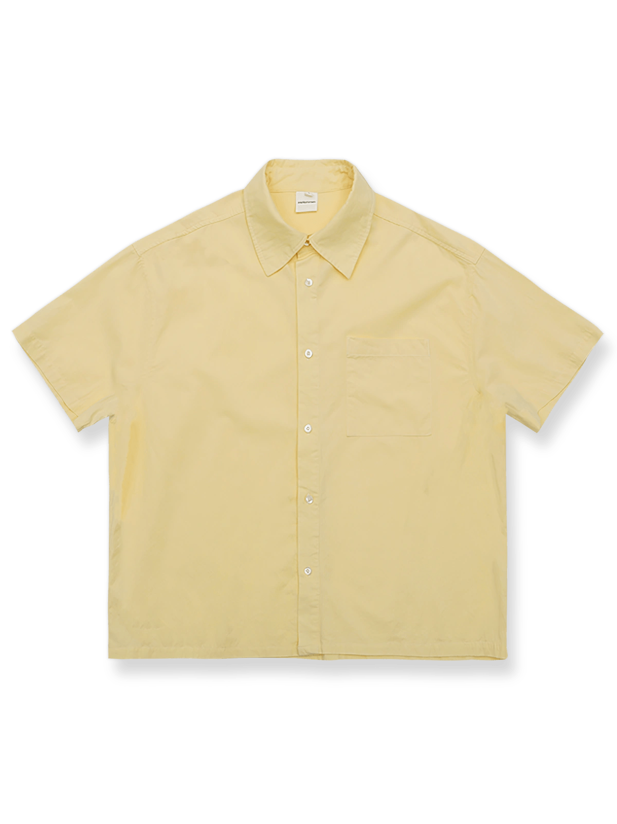 製品画像: ガーメント洗いクロップド半袖シャツの全体画像