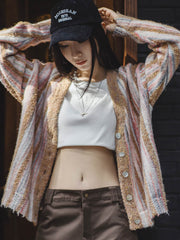 カラーストライプ ニット