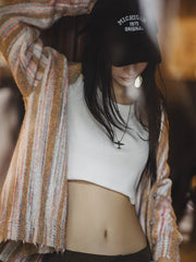 カラーストライプ ニット