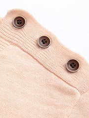 クルーネックショート スリーブニット